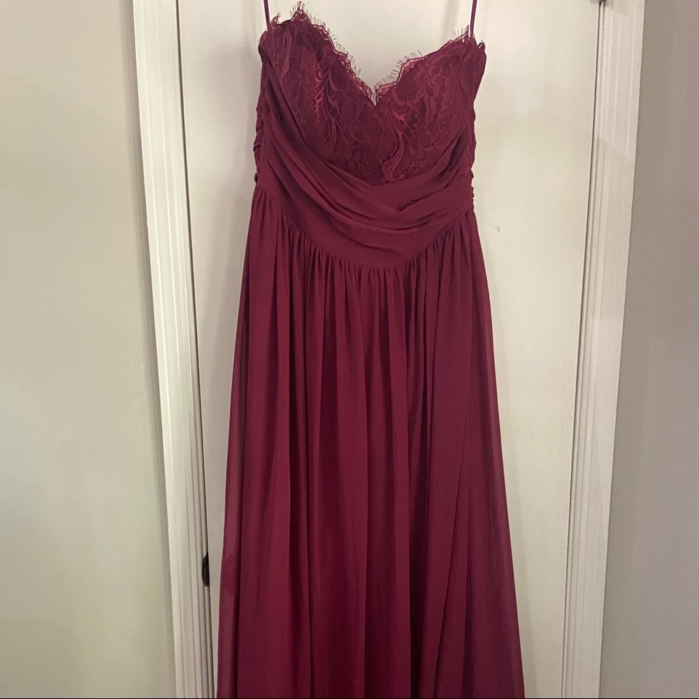 Haley Paige Strapless Dress